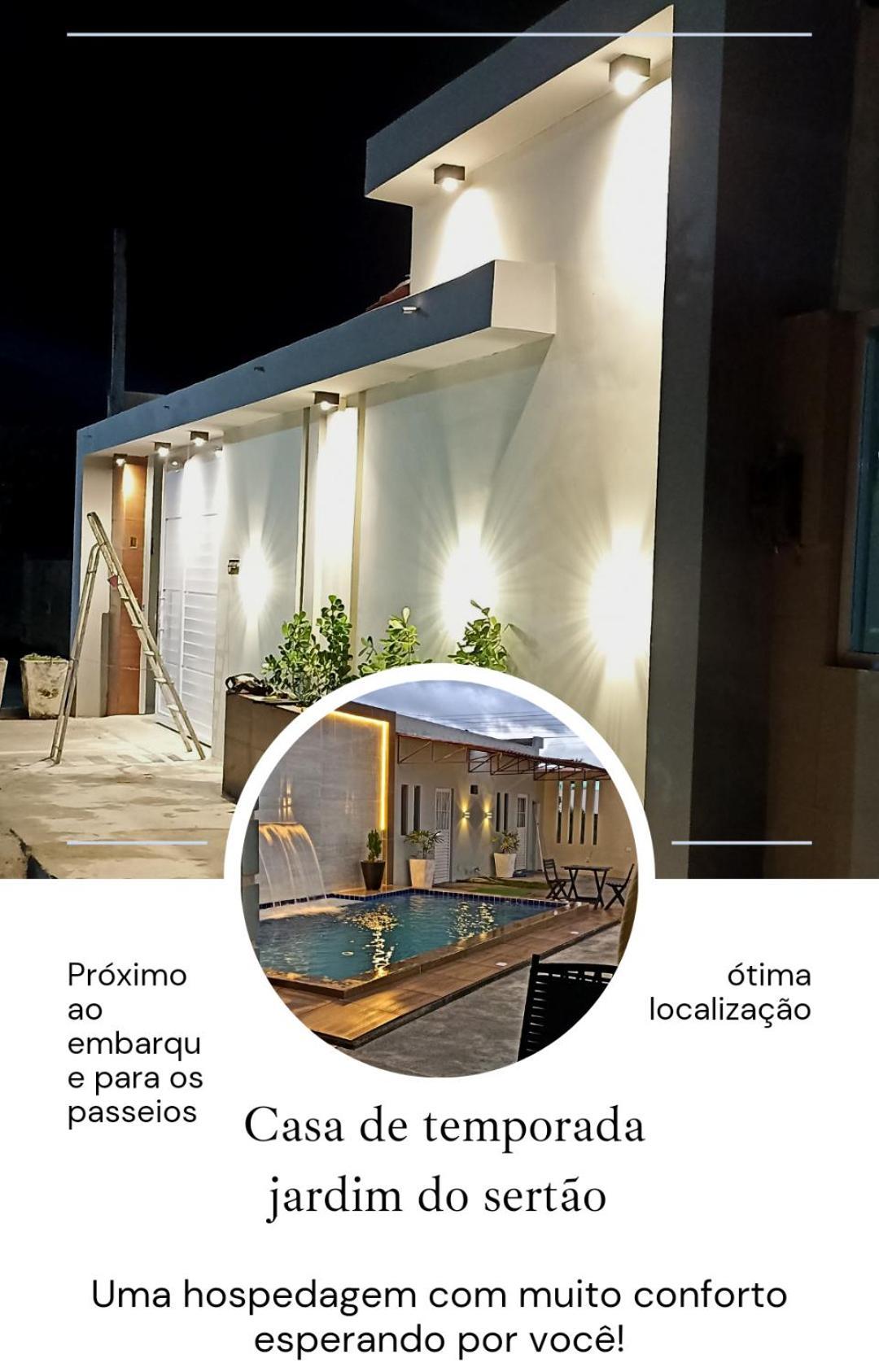 Casa jardim para temporada em Piranhas-Alagoas Bagian luar foto